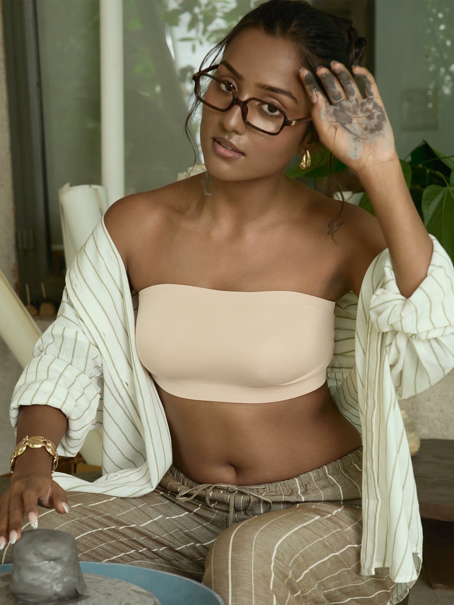 Bandeau - No Slip Non-Padded Wireless Seamless Tube Bra