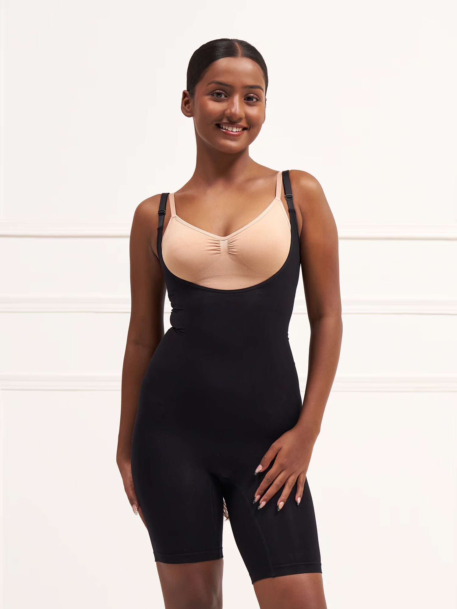 Open Bust Butt Lifting Bodysuit
