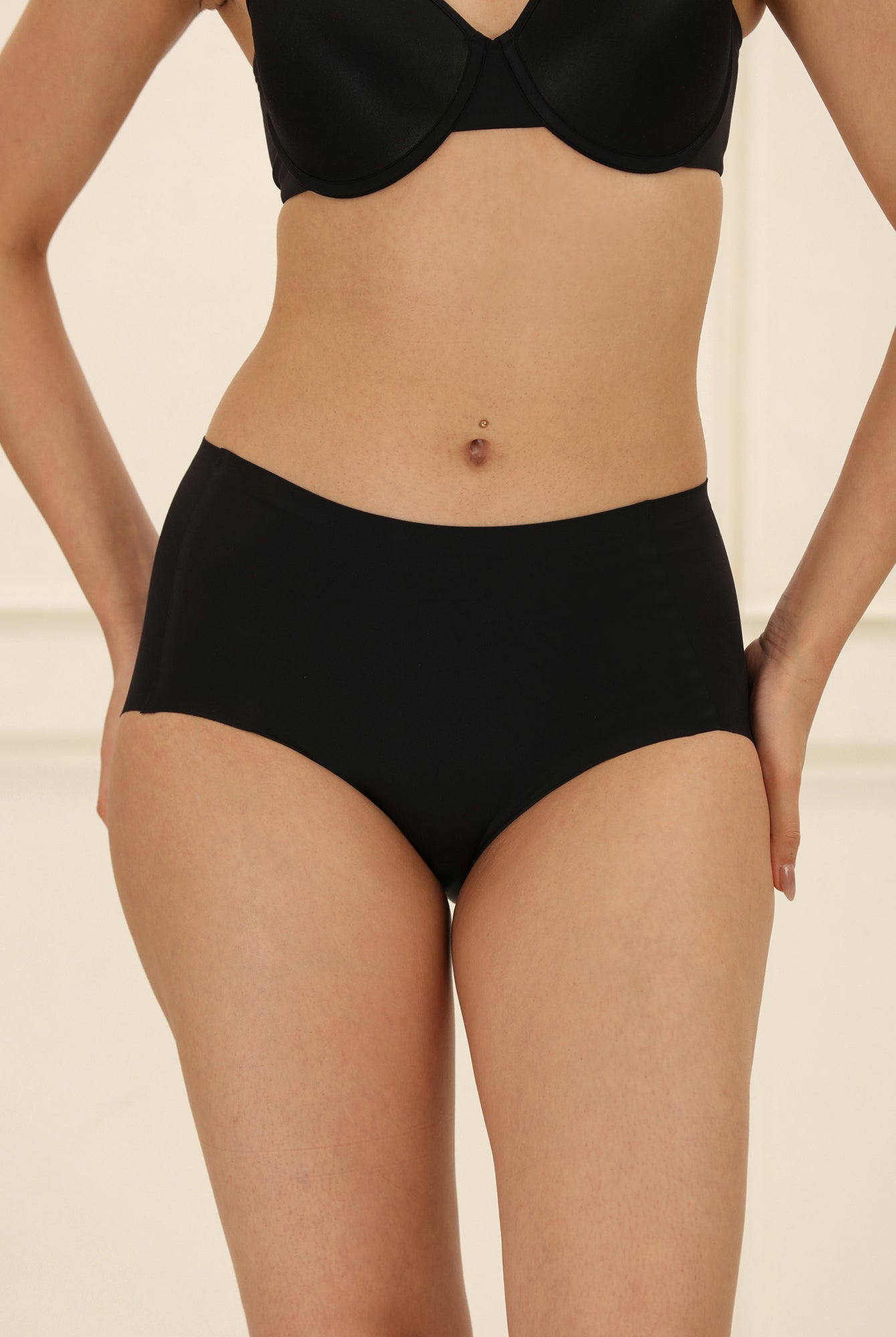 Every Day High Waisted Briefs Shorts UNDERNEAT Black S