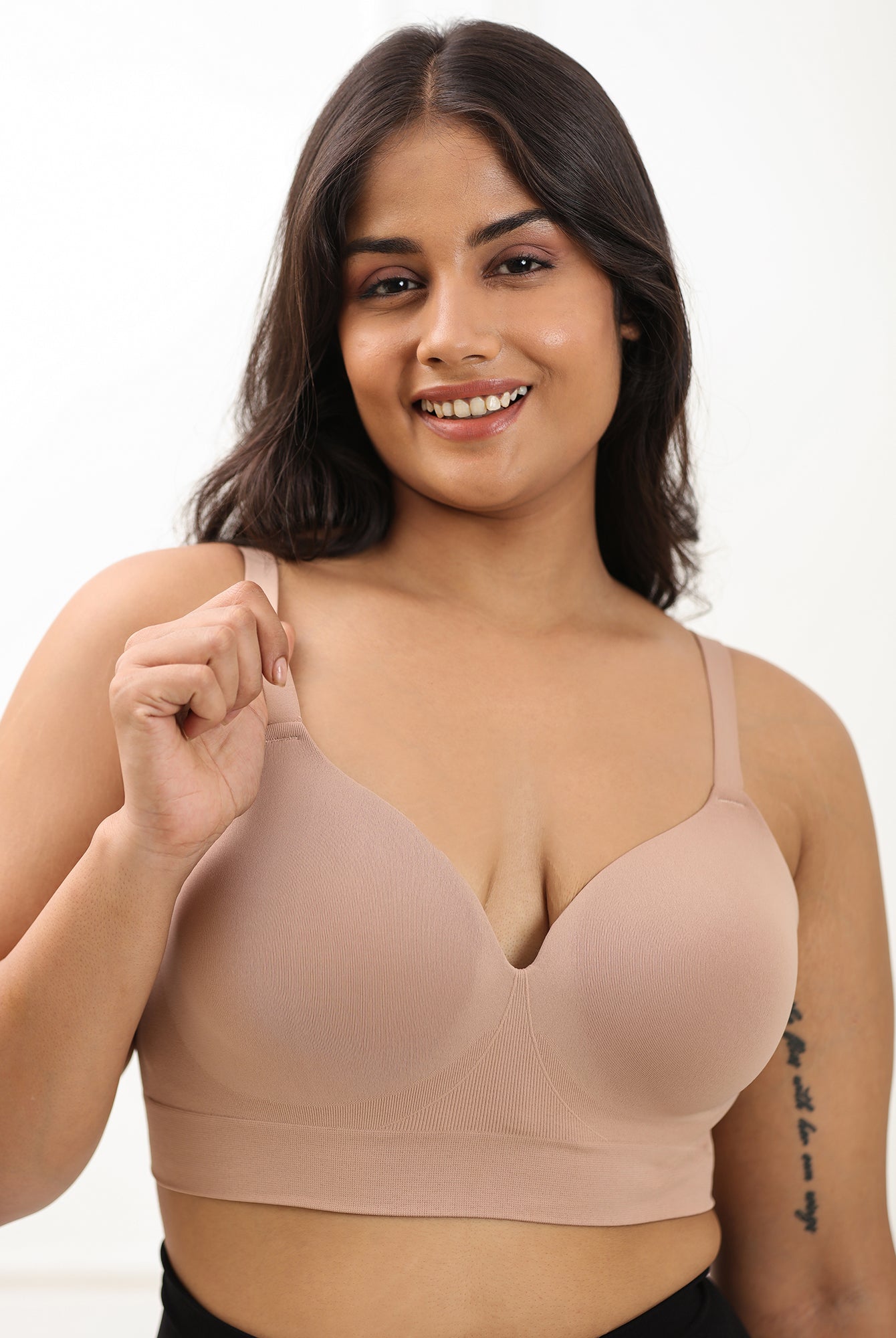 Wireless Support Bra Bra UNDERNEAT Beige S