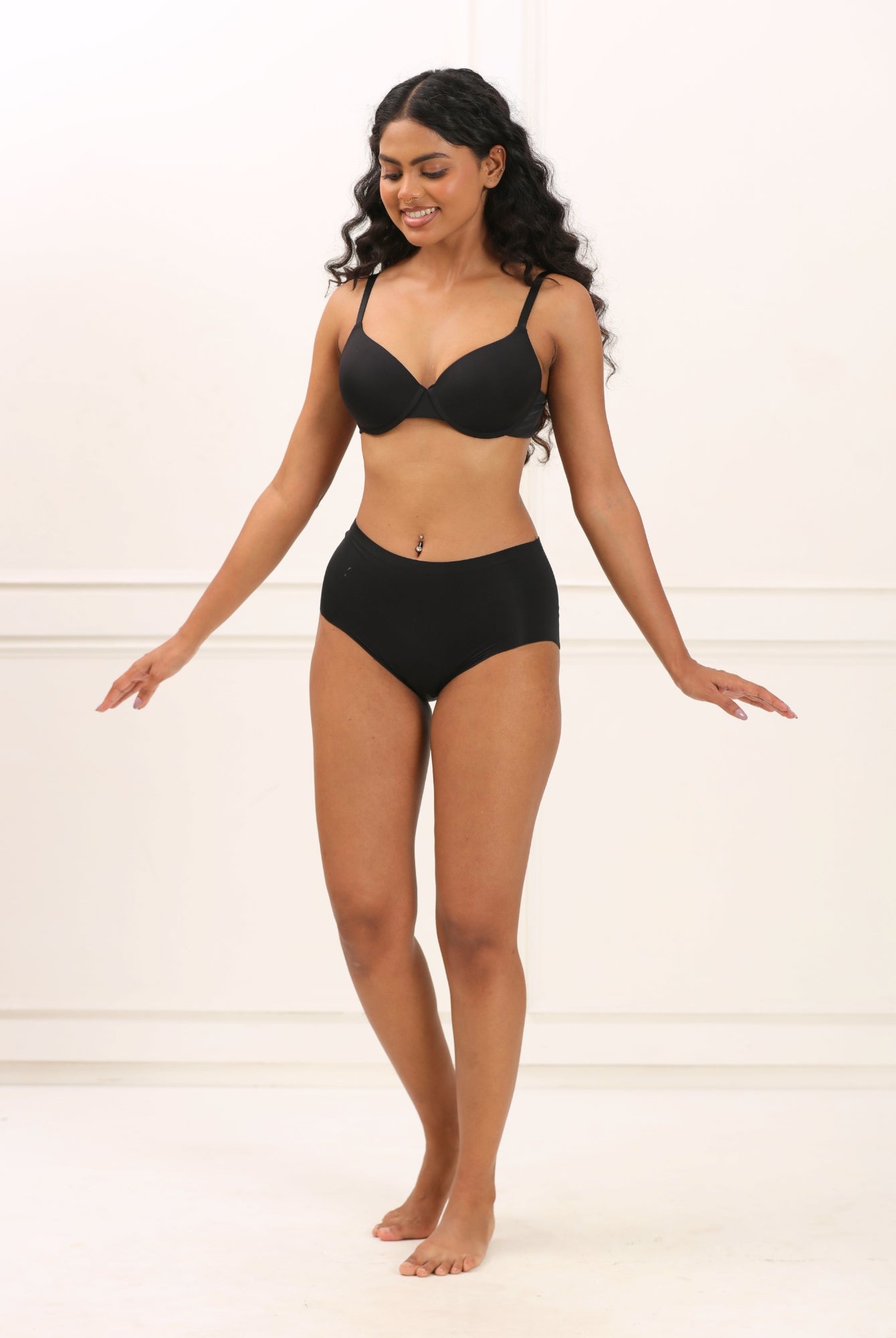 Every Day High Waisted Briefs Shorts UNDERNEAT Black S