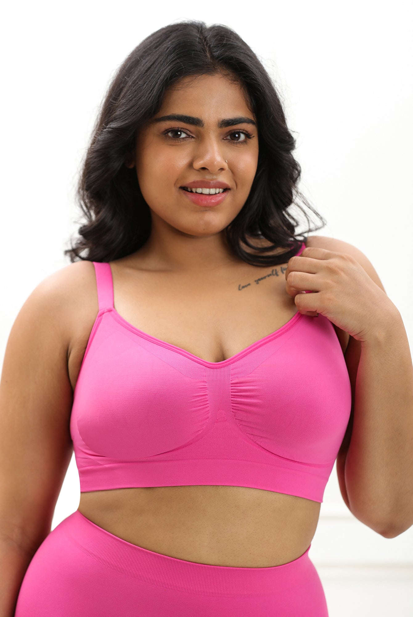 Wireless Shaping Bra Bra UNDERNEAT Petal Pink S