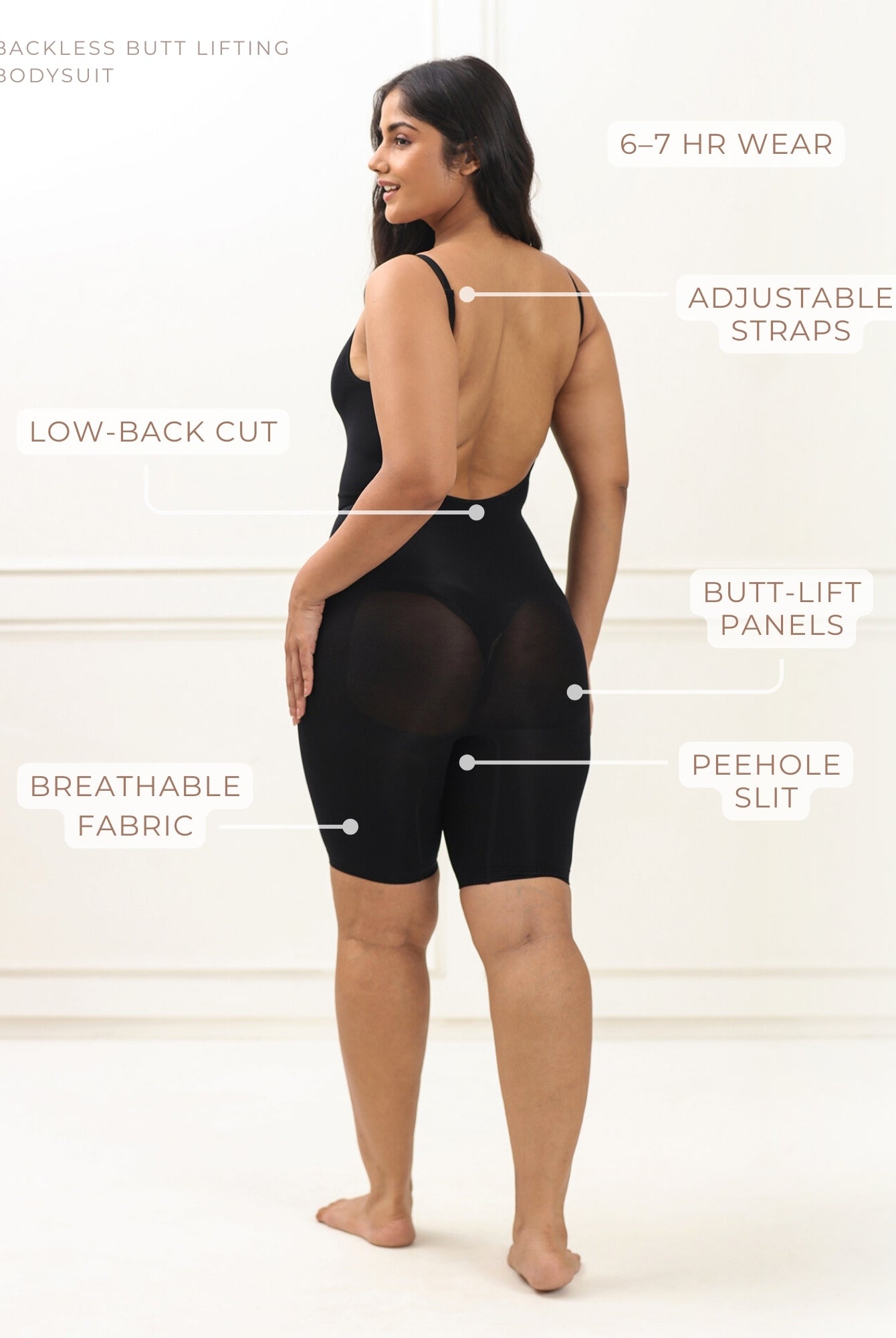 Backless Butt Lifting Bodysuit Bodysuit UNDERNEAT