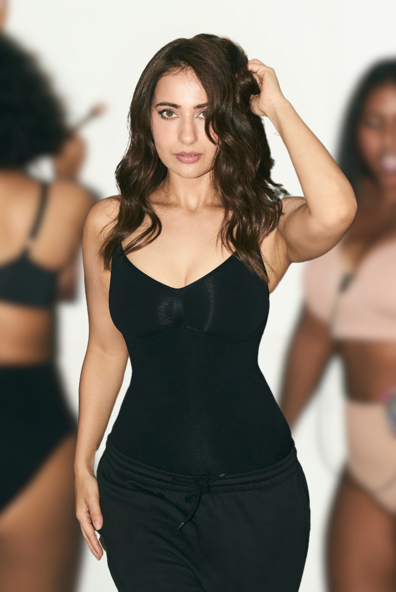 Mid Thigh Bodysuit Bodysuit UNDERNEAT Black XS-S