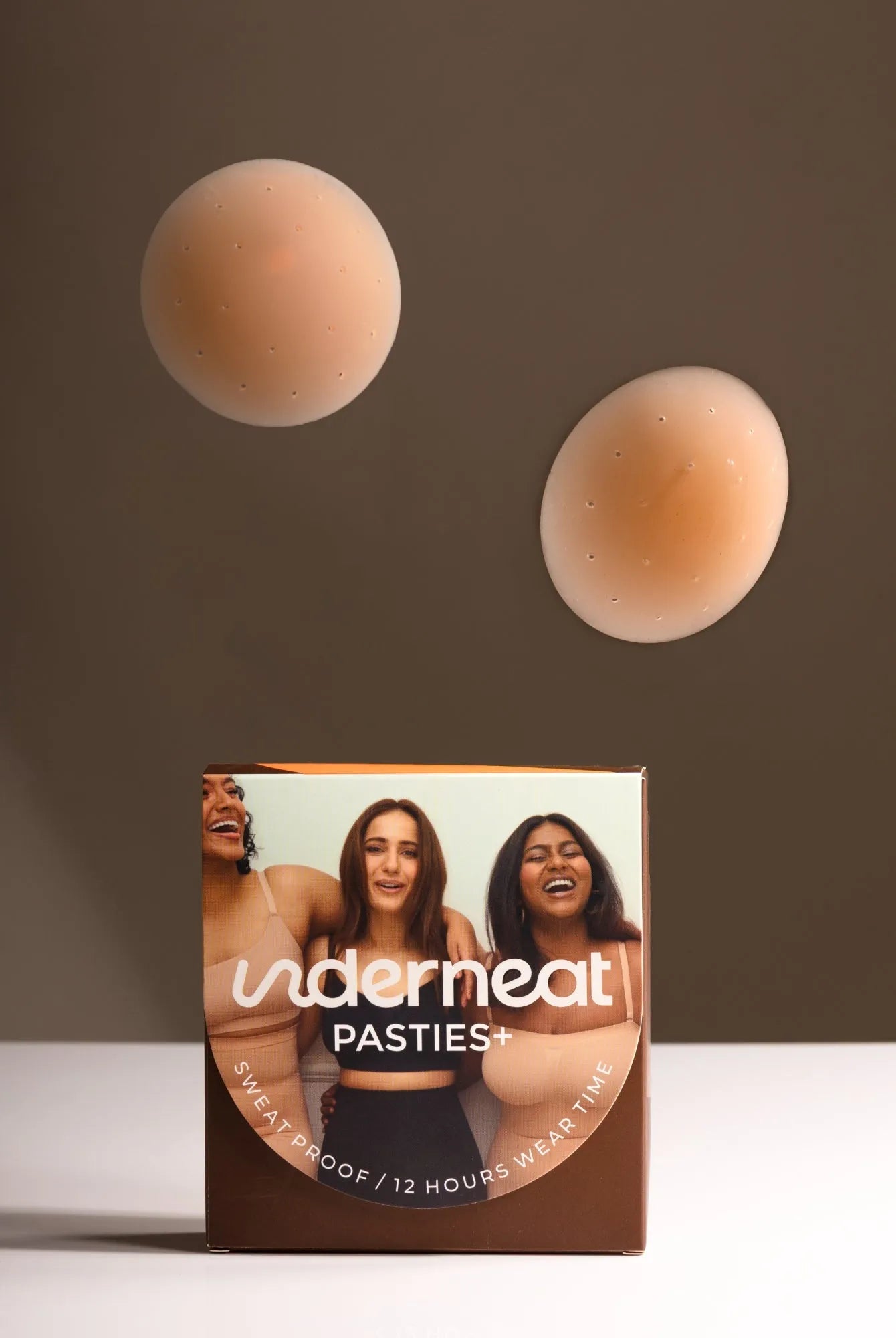 Reusable Adhesive Nipple Pasties Accessories UNDERNEAT Beige A