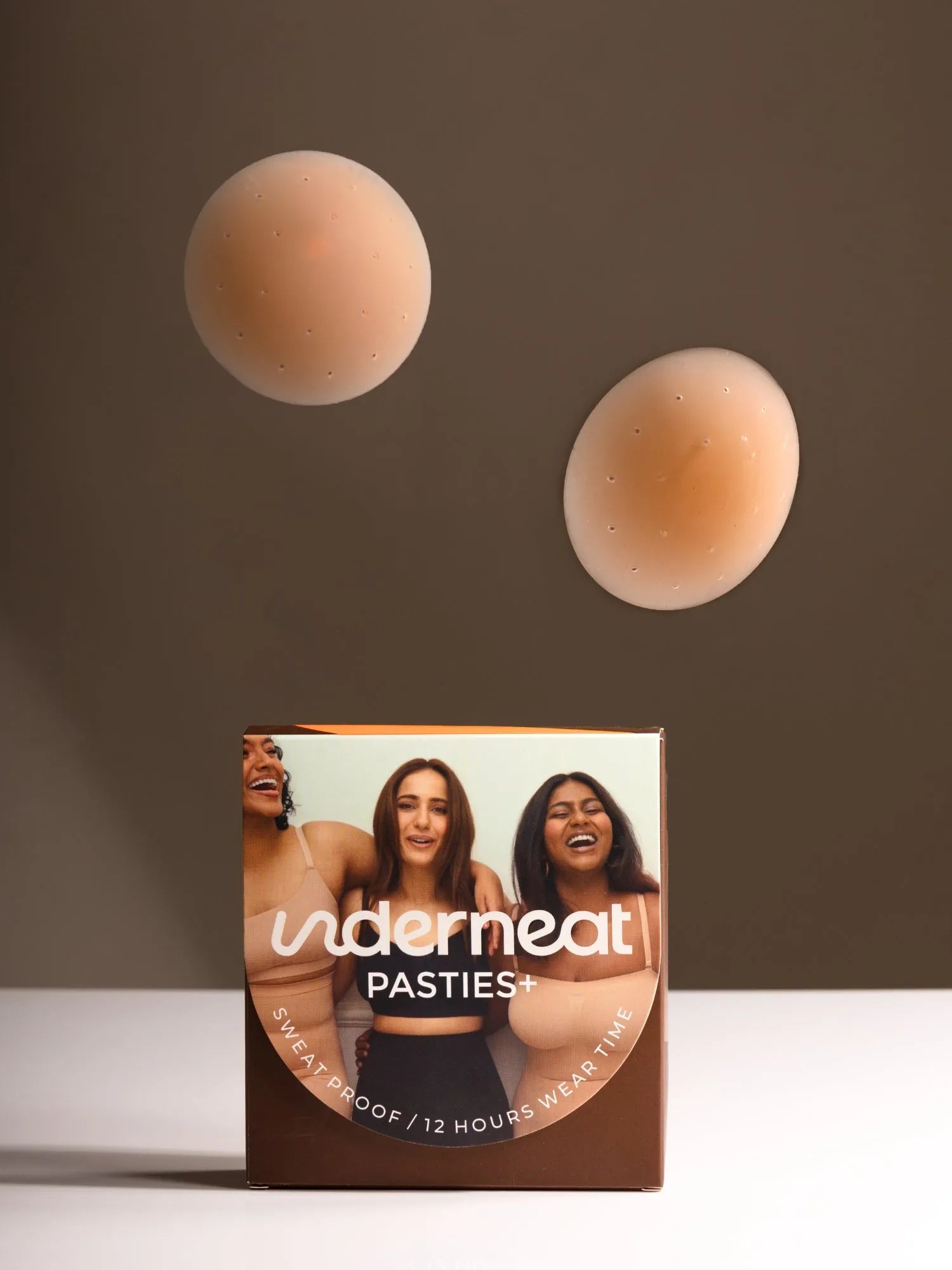 Reusable Adhesive Nipple Pasties Accessories UNDERNEAT Beige A