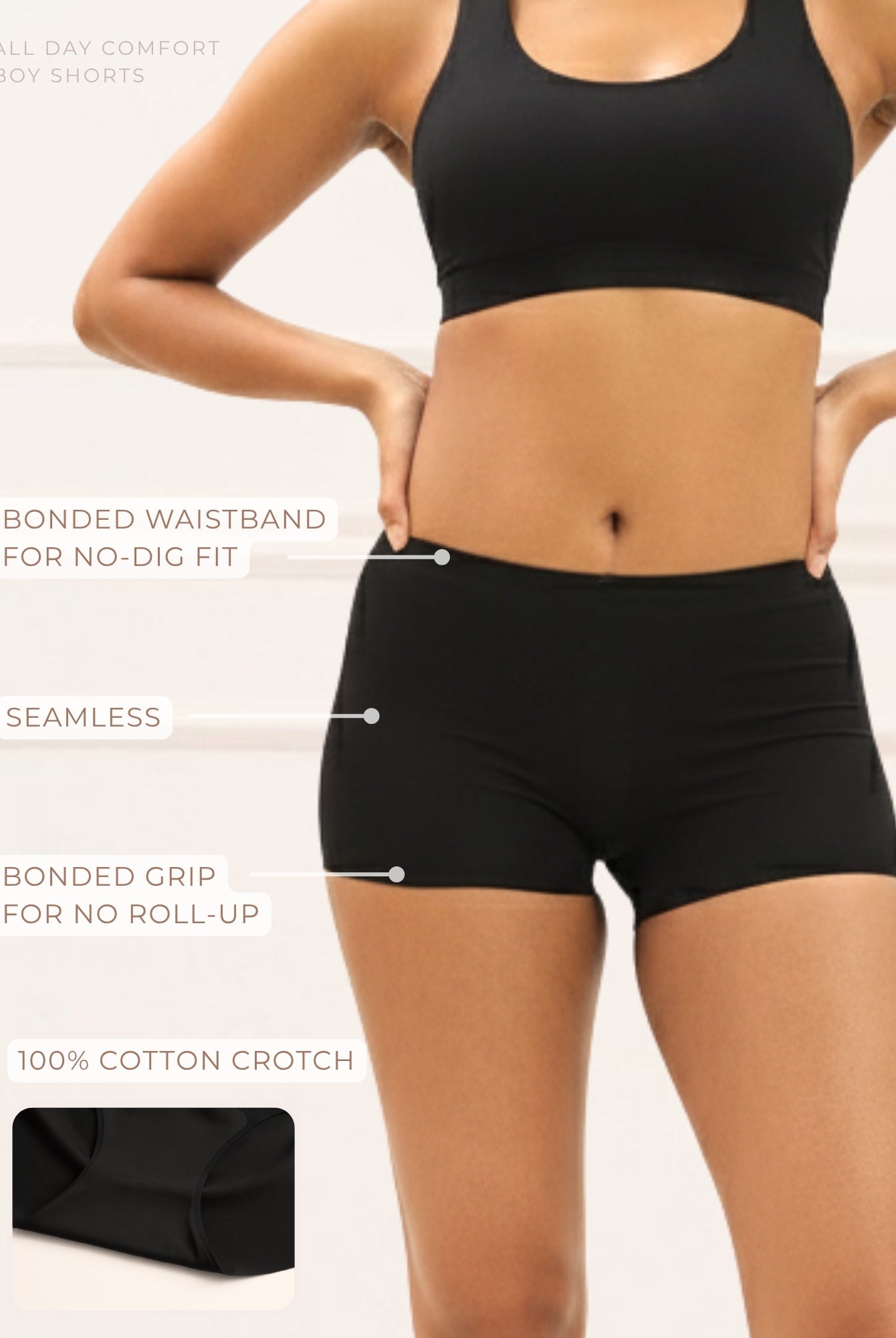 All Day comfort Boy Shorts Combo Packs Underwear UNDERNEAT