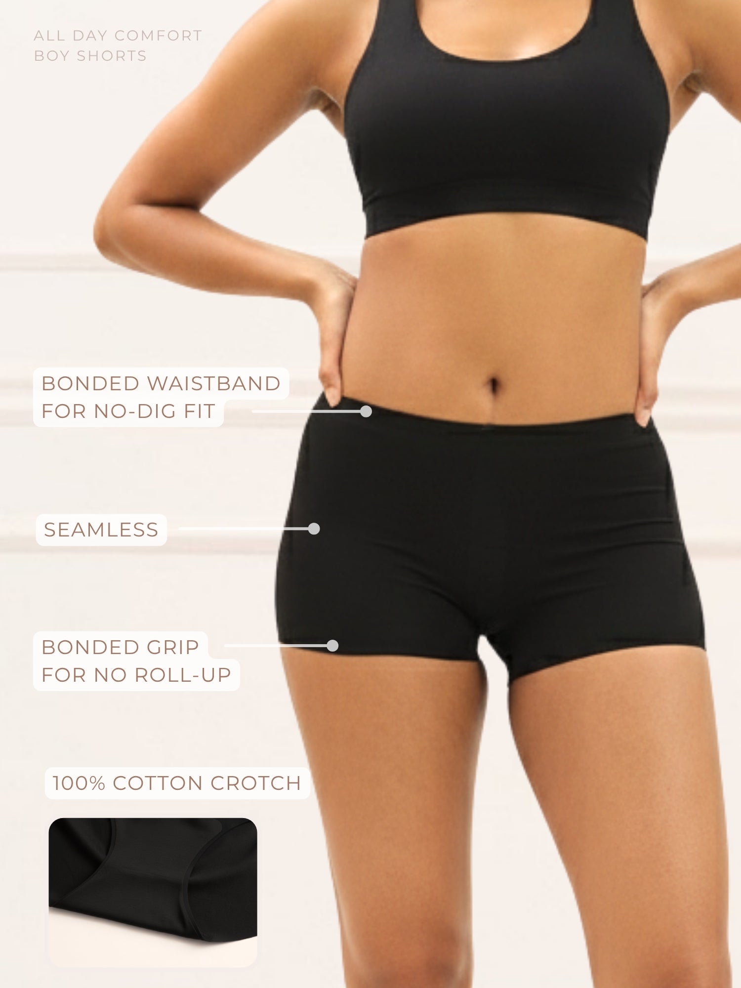 All Day comfort Boy Shorts