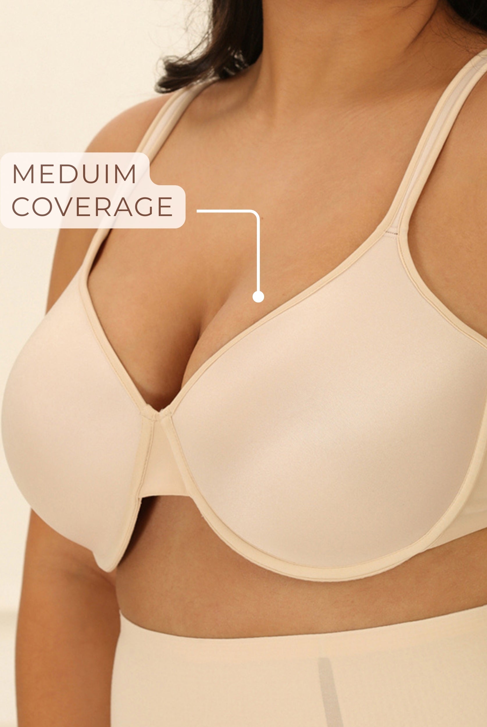 All Day Comfort Demi / Medium Coverage Bra Bra UNDERNEAT