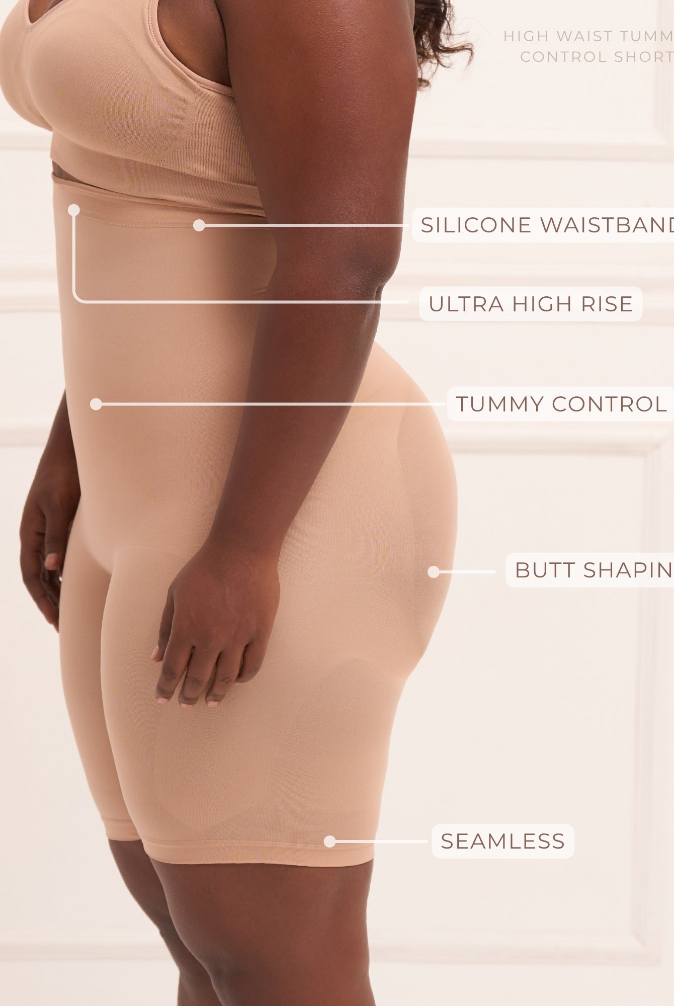 High Waist Tummy Tucker Shorts Shorts UNDERNEAT