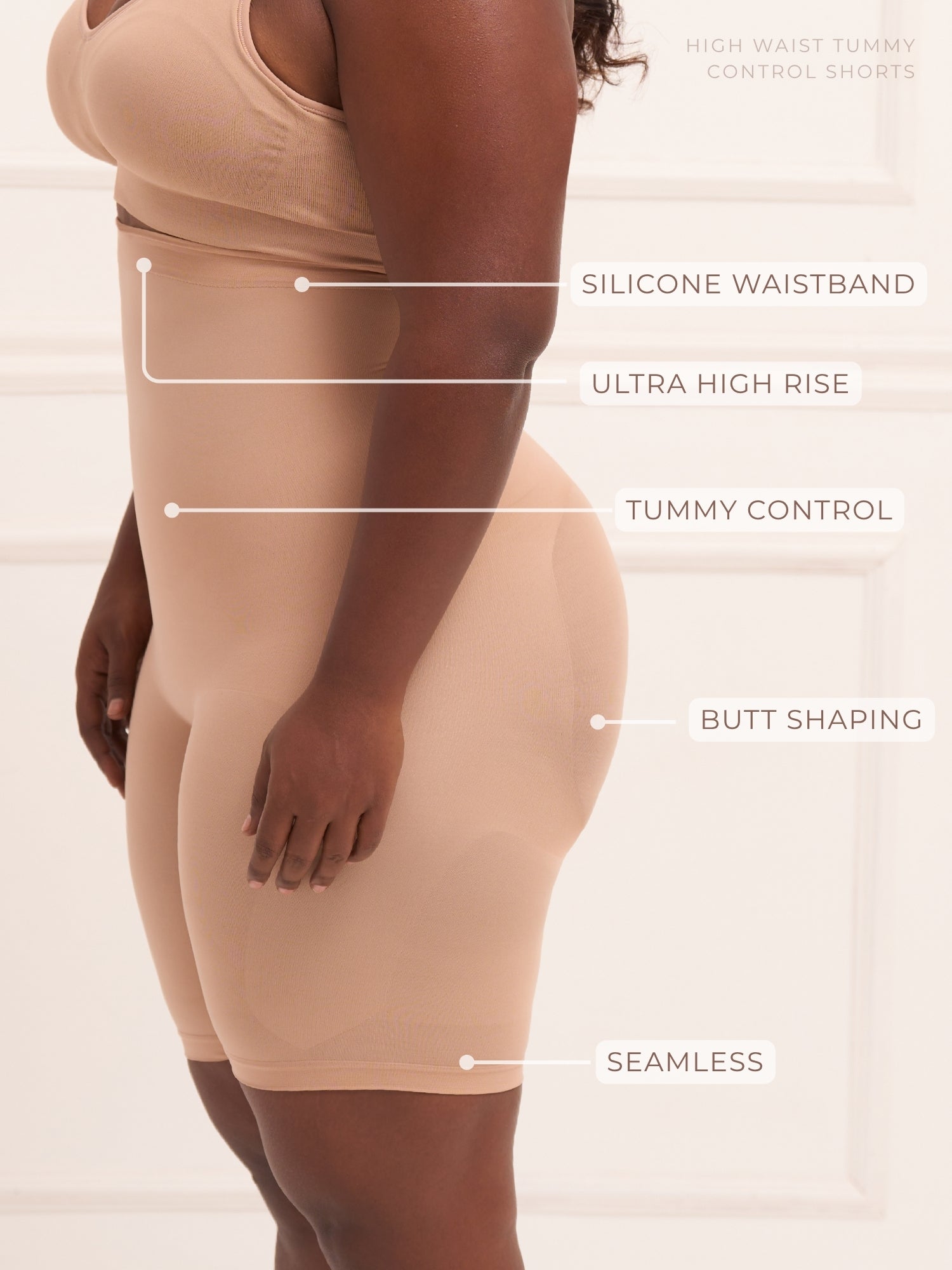 High Waist Tummy Tucker Shorts Shorts UNDERNEAT