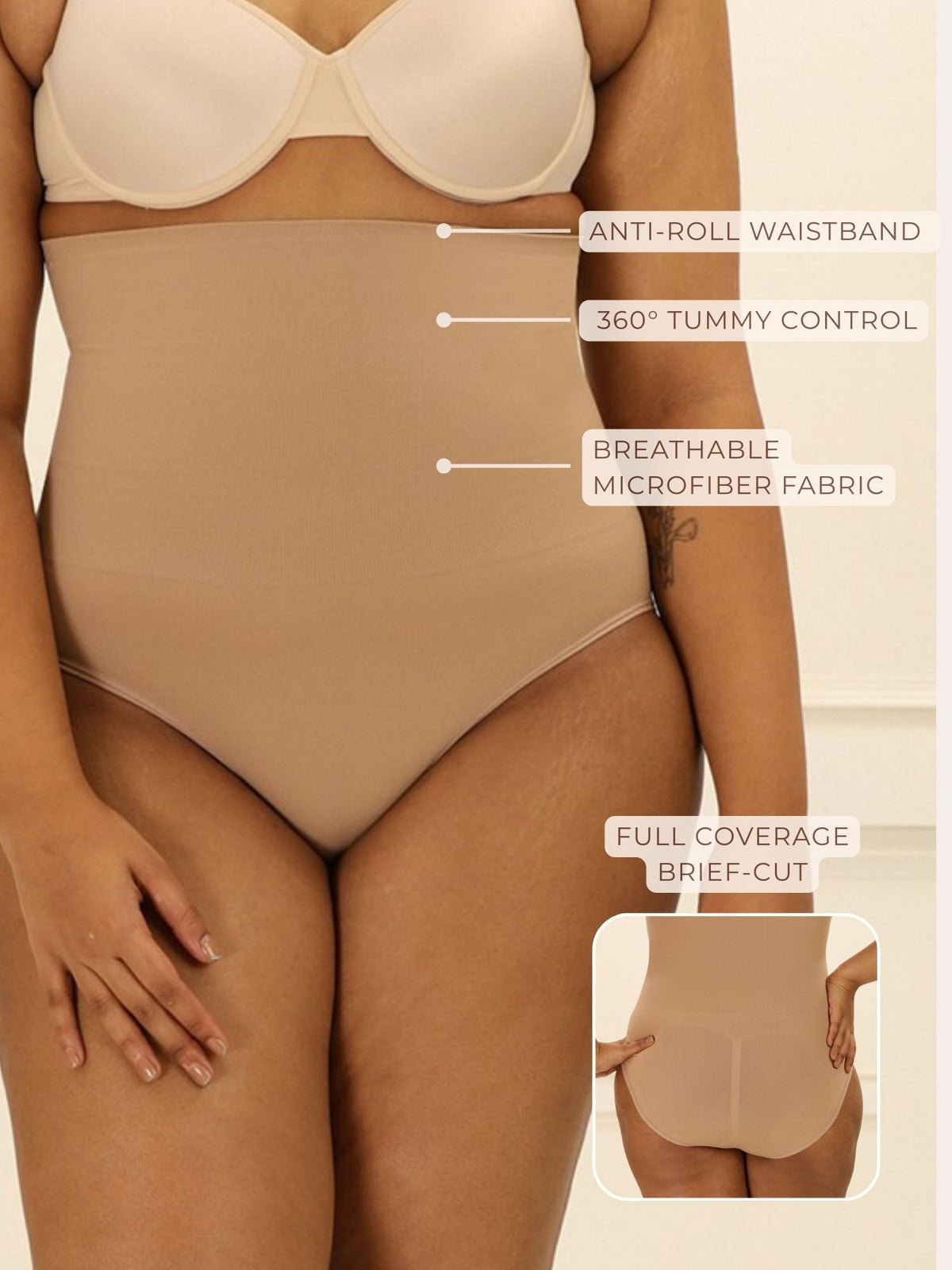 High Waisted Tummy Tucker Briefs