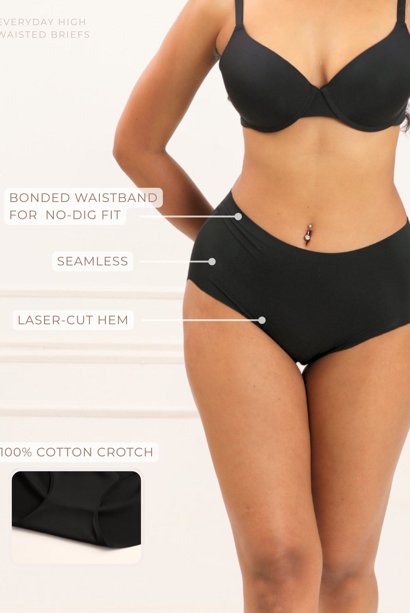 Every Day High Waisted Briefs Shorts UNDERNEAT