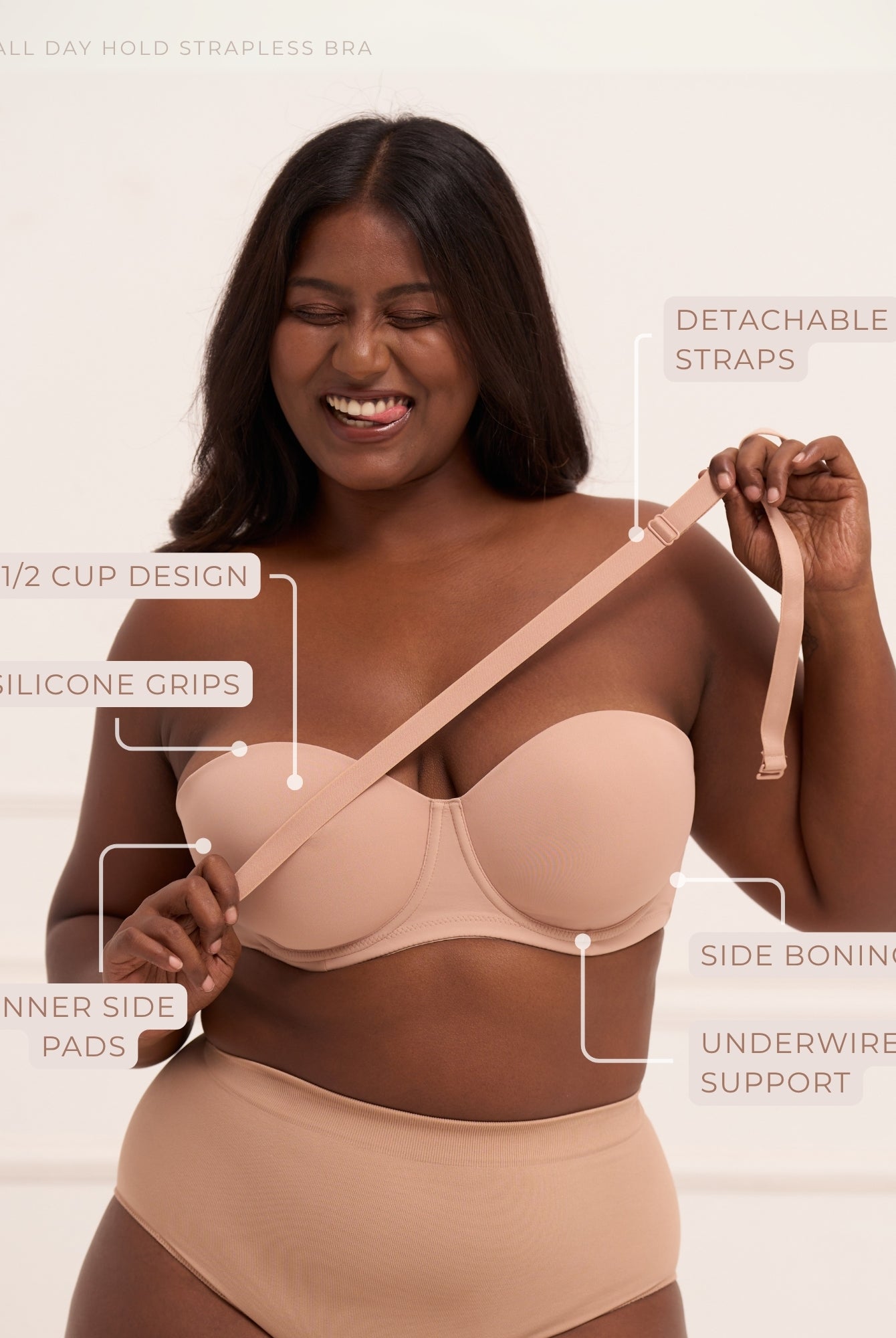 All Day Hold Strapless Bra Bra UNDERNEAT