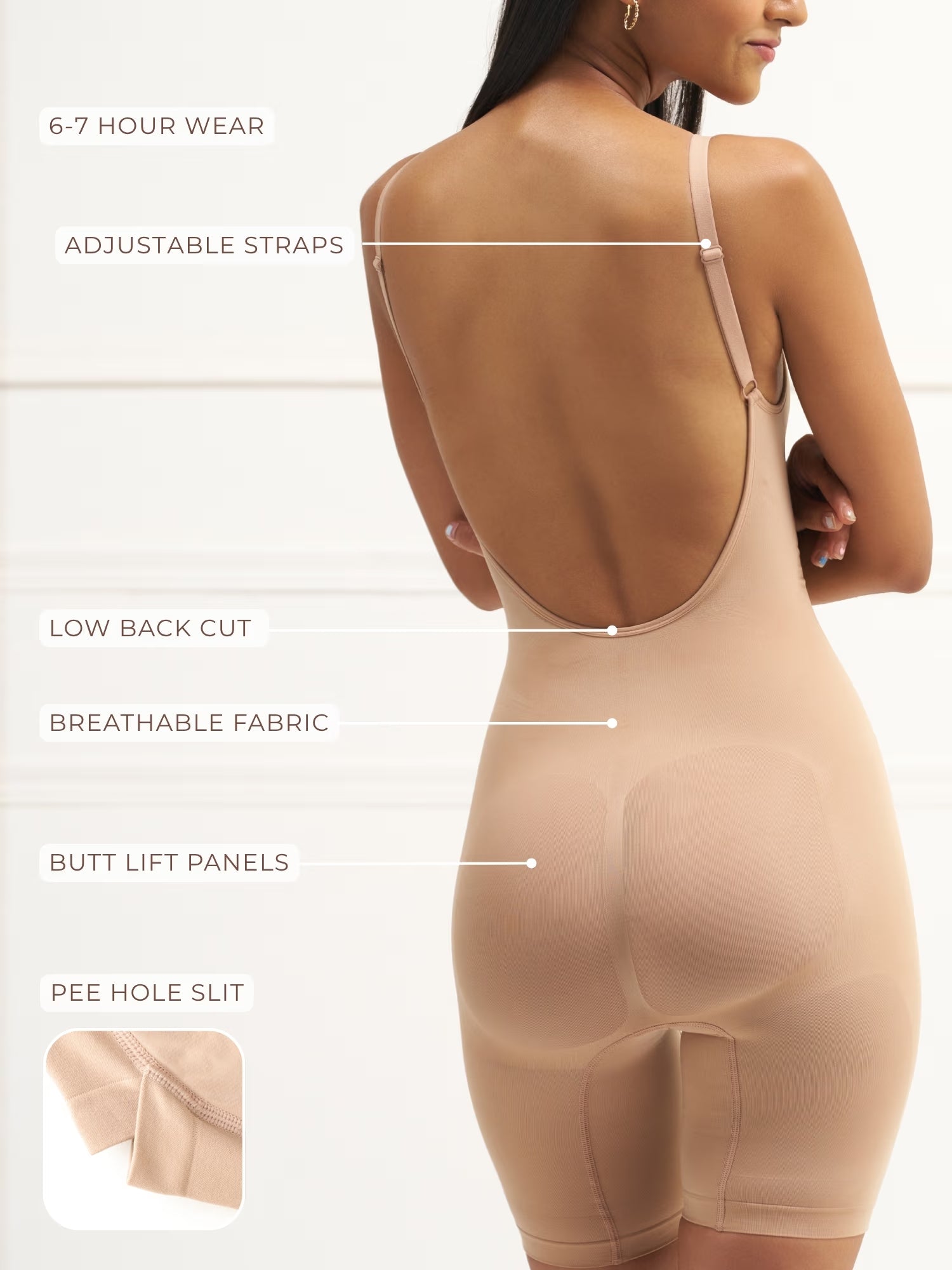 Backless Butt Lifting Bodysuit