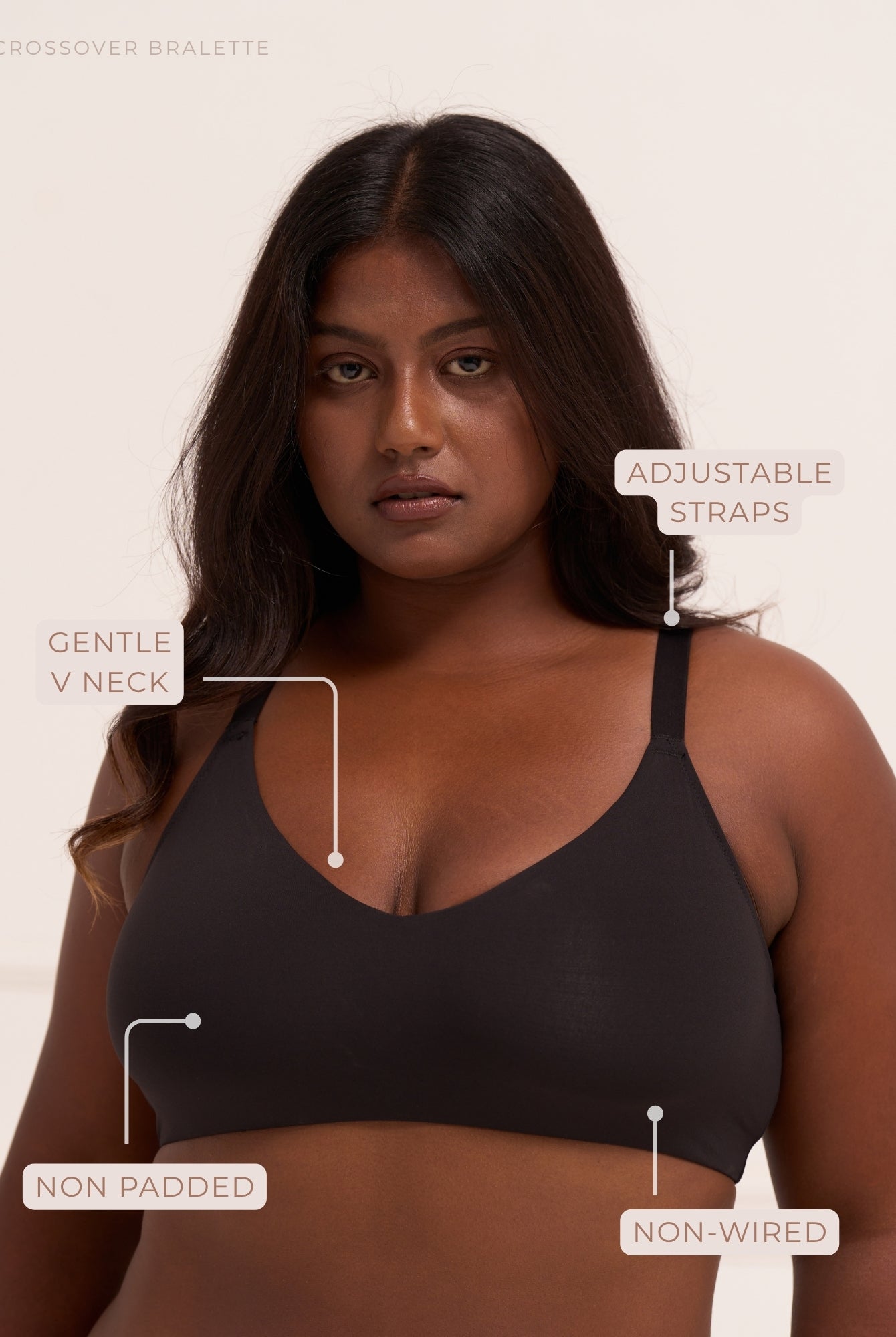 Crossover Bralette Bra UNDERNEAT