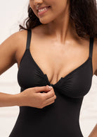 Front Zip Thong Bodysuit Bodysuit UNDERNEAT