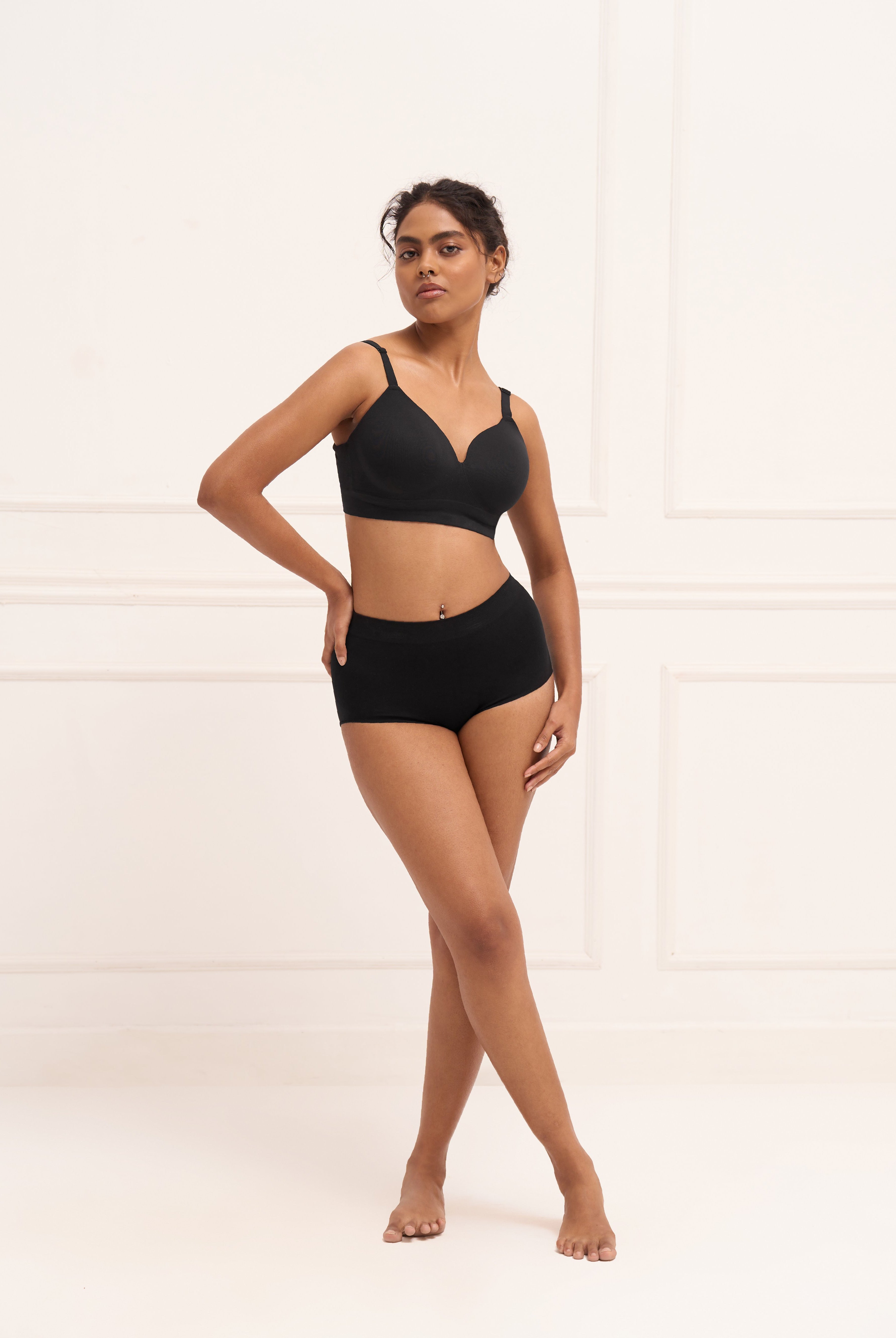Wireless Support Bra Bra UNDERNEAT Black S