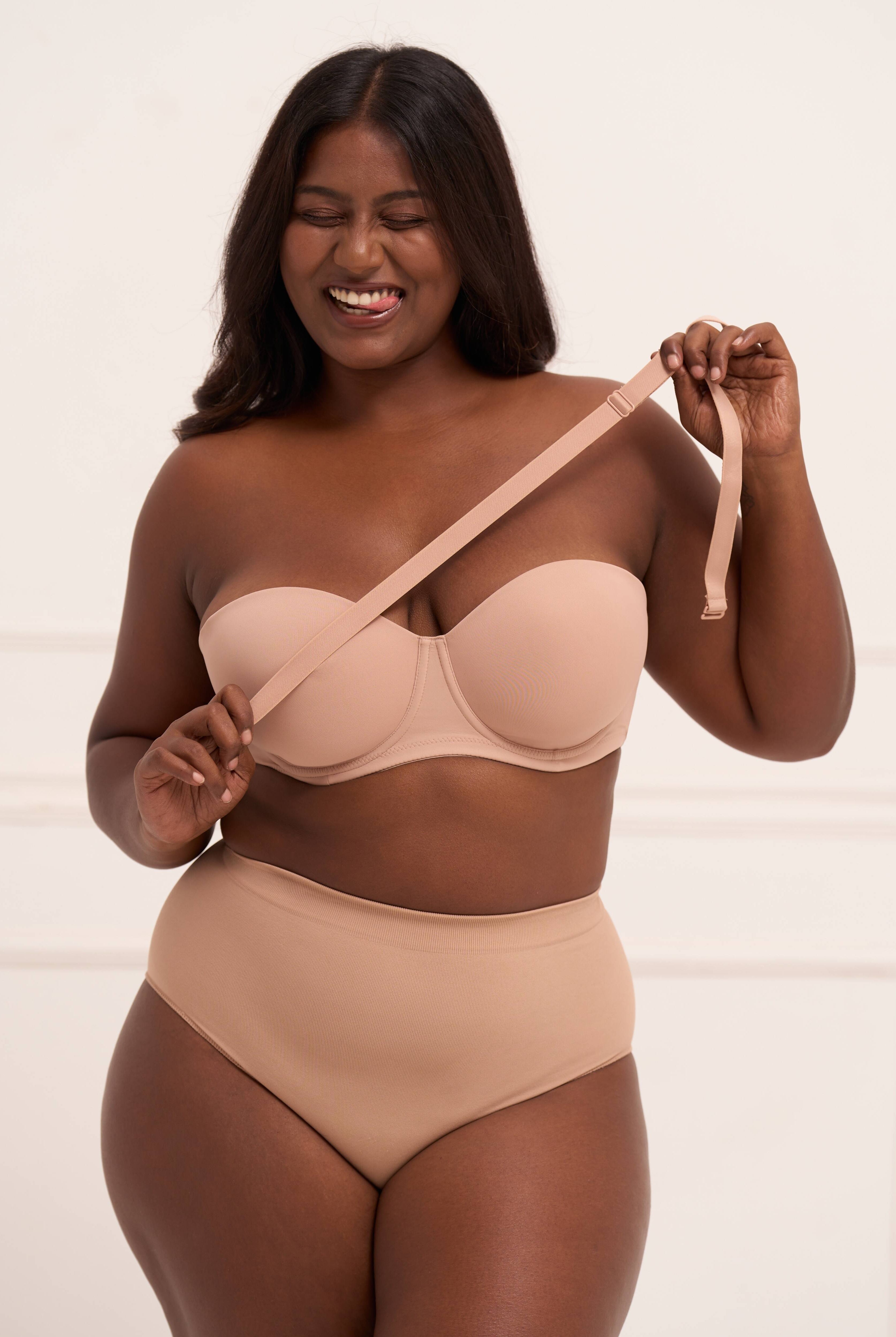 All Day Hold Strapless Bra Bra UNDERNEAT Beige 32B