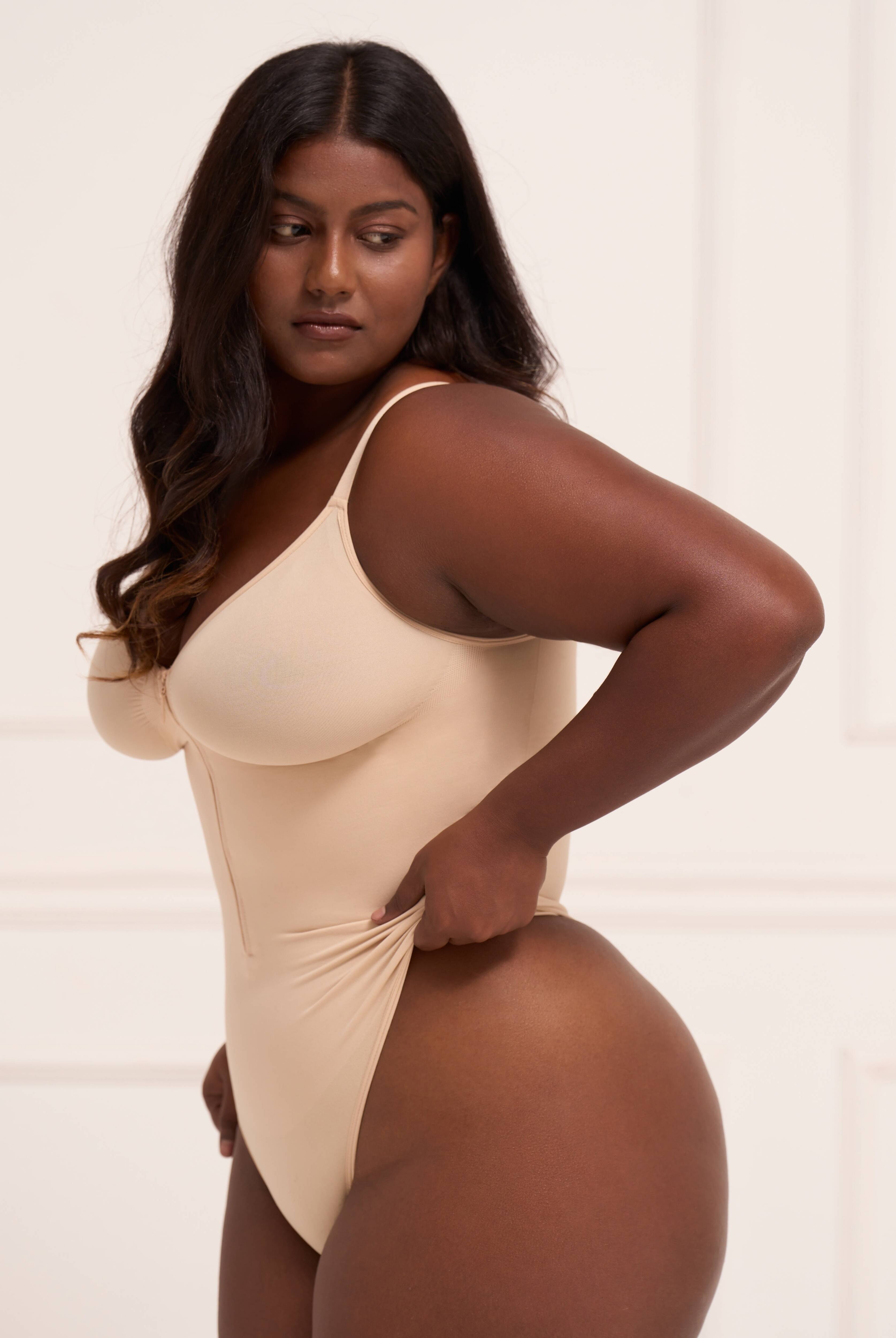 Front Zip Thong Bodysuit Bodysuit UNDERNEAT