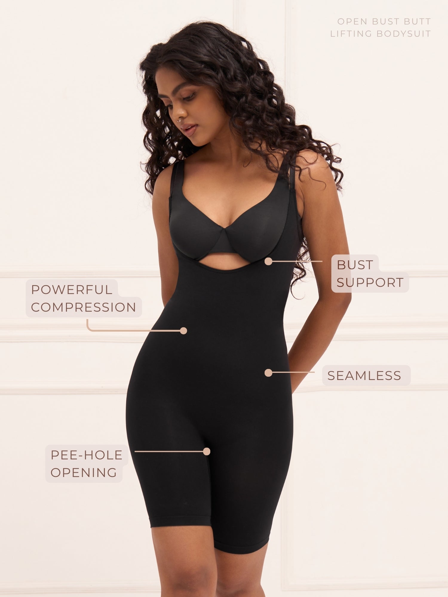 Open Bust Butt Lifting Bodysuit Bodysuit UNDERNEAT