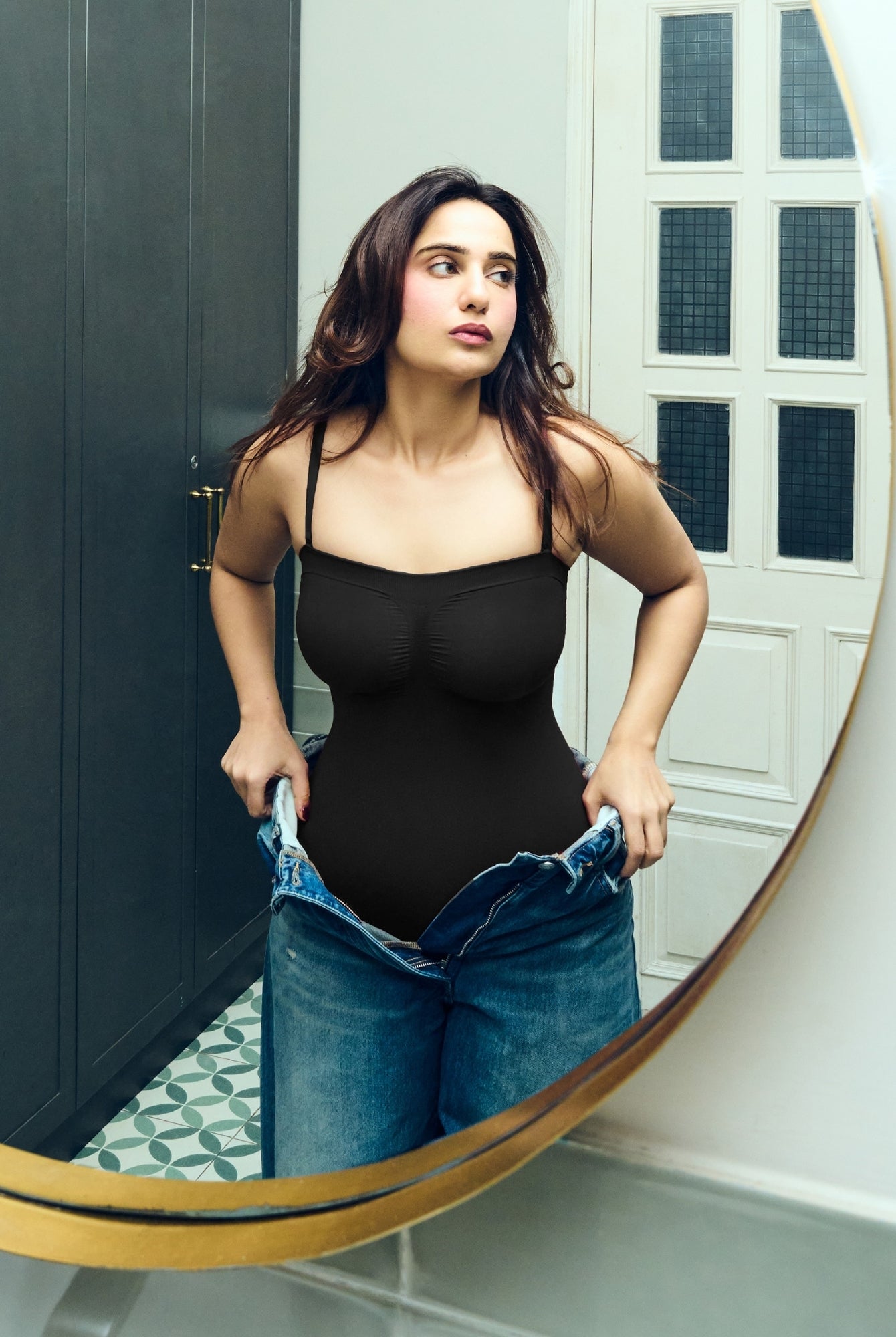 Strapless Butt Lifting Bodysuit Bodysuit UNDERNEAT Black S