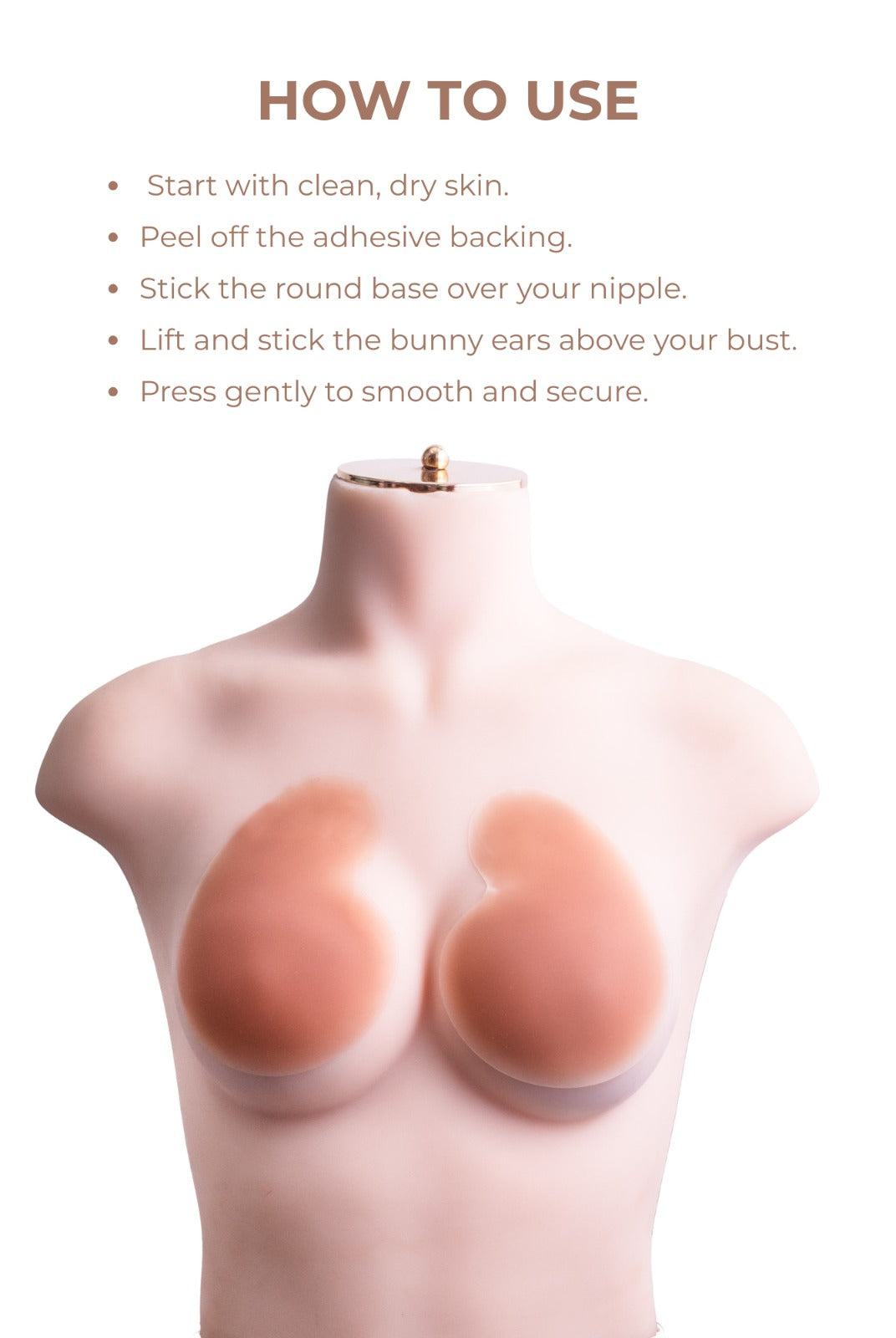 Reusable Breast Lift Cup-Comma Bunny Ups Accessories UNDERNEAT