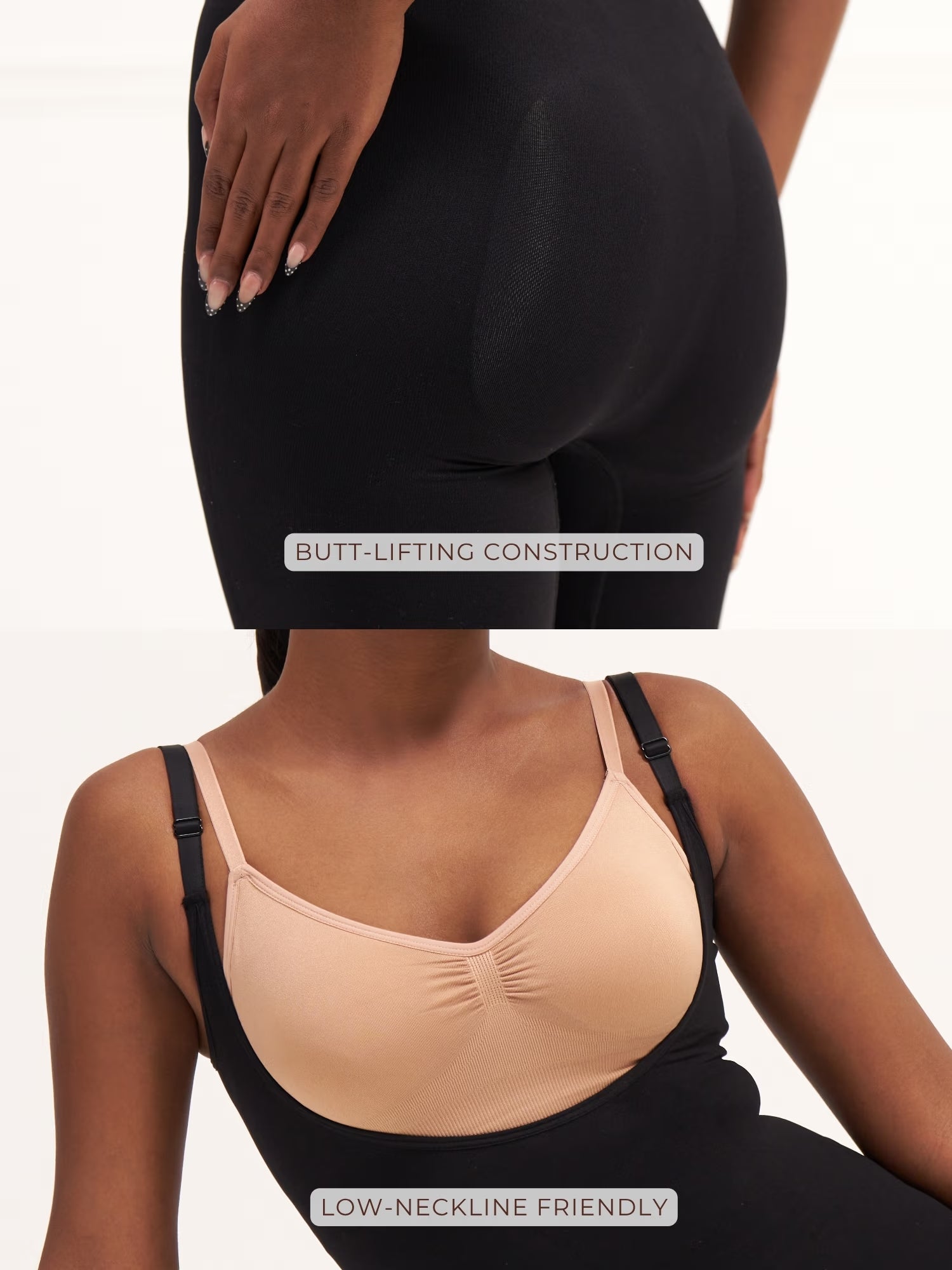 Open Bust Butt Lifting Bodysuit