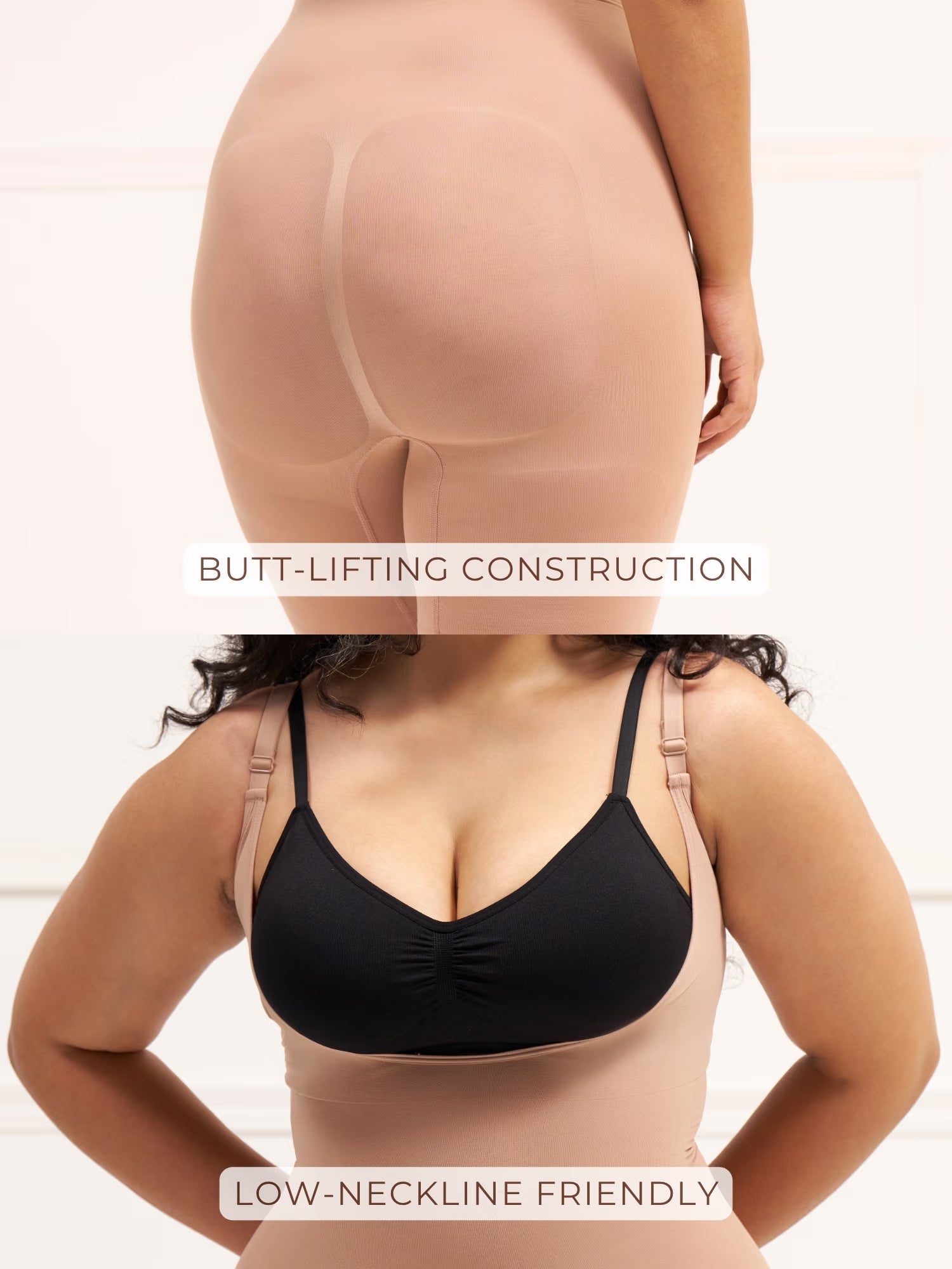 Open Bust Butt Lifting Bodysuit