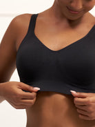 Padded All Day Bra - Lightly Padded Wireless T Shirt Bra with Full Coverage