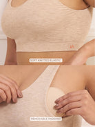 All Day comfort Slip On Bra with Comfort Boy Shorts
