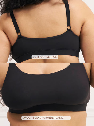 Every Day Scoop Bralette - Non-Padded Wireless Full Coverage and Seamless