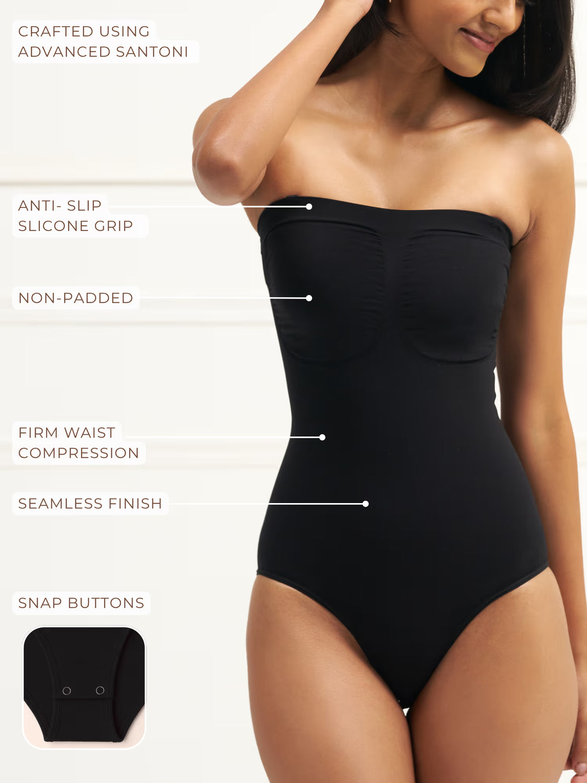 Strapless Brief Bodysuit