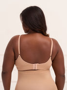 All Day Push Up Bra - Lightly Padded Full Coverage Wireless Bra with Adjustable Straps