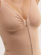 Front Zip Brief Bodysuit