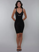 HIGH WAIST TUMMY CONTROL SHORTS BLACK