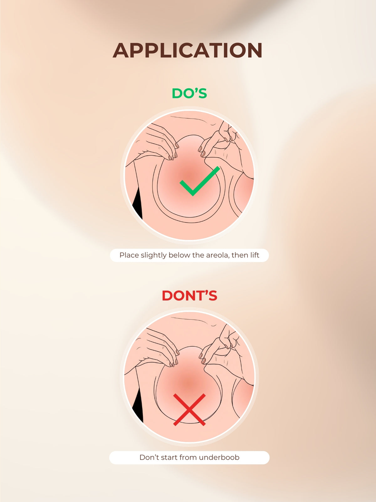 Reusable Silicone Breast Lift Cup – 360° Push Up, Hypoallergenic, Matte Finish