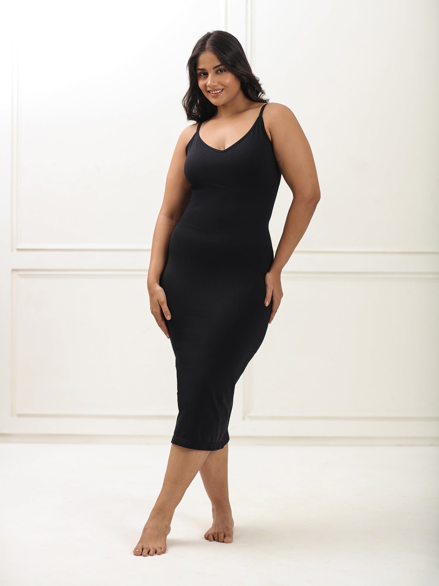 Built in bra bodycon dress Bodysuit UNDERNEAT