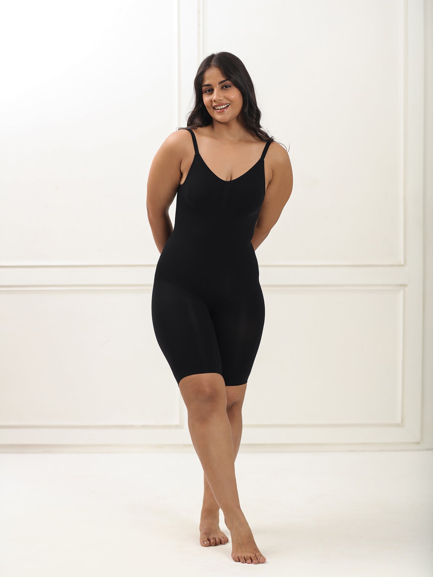 Backless Butt Lifting Bodysuit SHAPEWEAR UNDERNEAT Black XS-S
