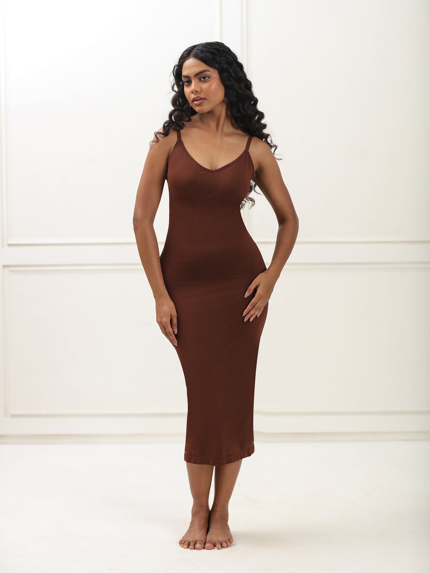 Built in bra bodycon dress Bodysuit UNDERNEAT