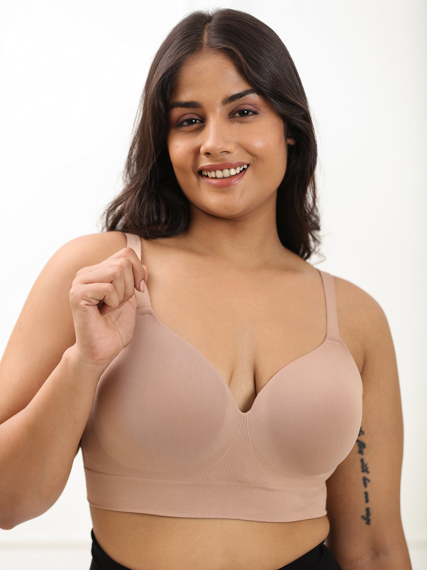 Wireless Support Bra Bra UNDERNEAT Beige S