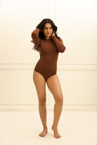 Long Sleeve Bodysuit Bodysuit UNDERNEAT Brown XS/S