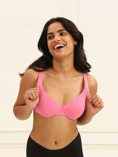 Minimizer Bra for Heavy Bust - Wired Non-Padded Full Coverage Bra