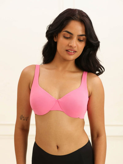 Minimizer Bra for Heavy Bust - Wired Non-Padded Full Coverage Bra