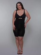 HIGH WAIST TUMMY CONTROL SHORTS BLACK