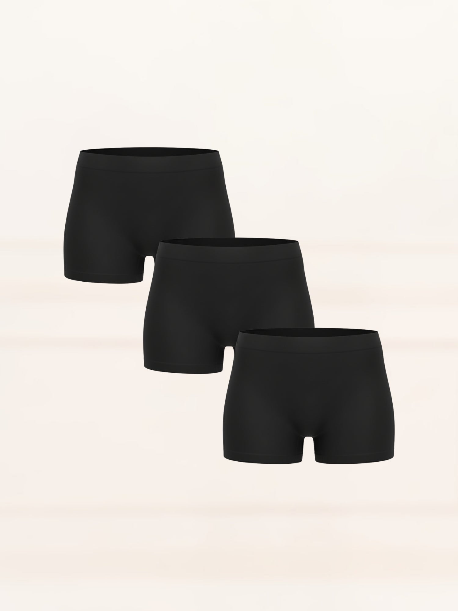 All Day comfort Boy Shorts Value pack Underwear UNDERNEAT Black S