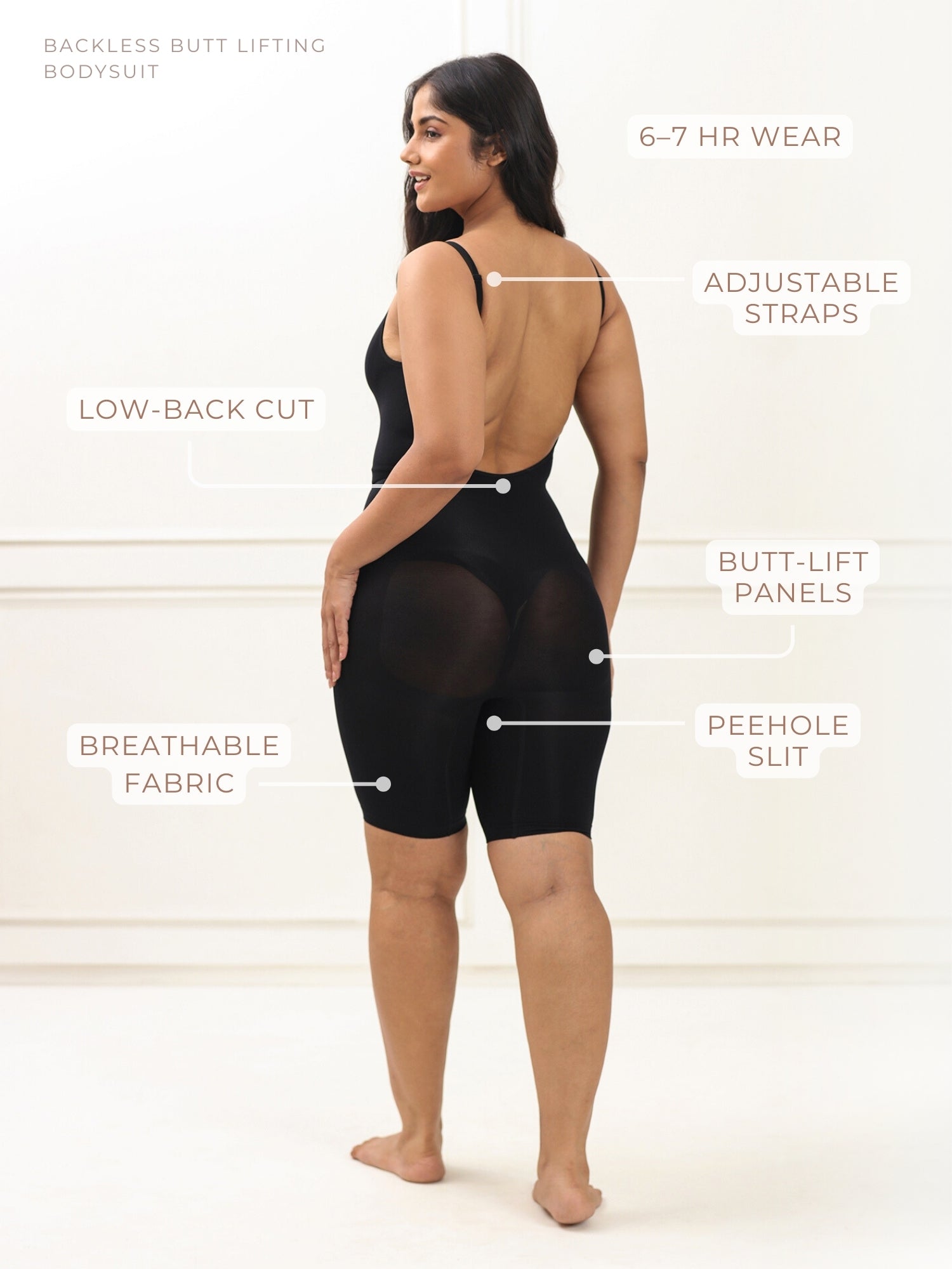 Backless Butt Lifting Bodysuit Bodysuit UNDERNEAT