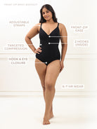 Front Zip Brief Bodysuit Bodysuit UNDERNEAT