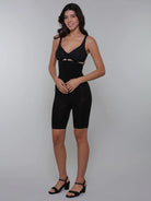 HIGH WAIST TUMMY CONTROL SHORTS BLACK