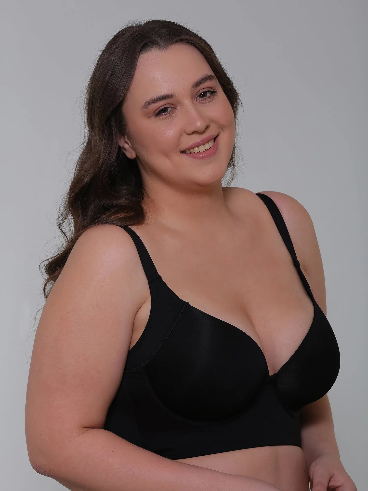 UNDERWIRE PUSH UP BRA BLACK
